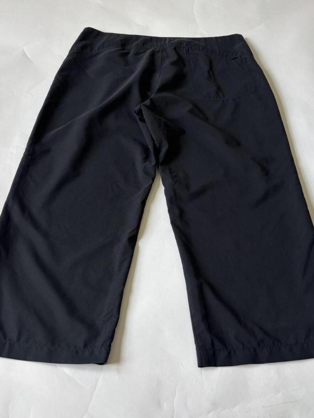 PATAGONIA BLACK WIDE LEG CROPPED PANTS 10 - Picture 4 of 8